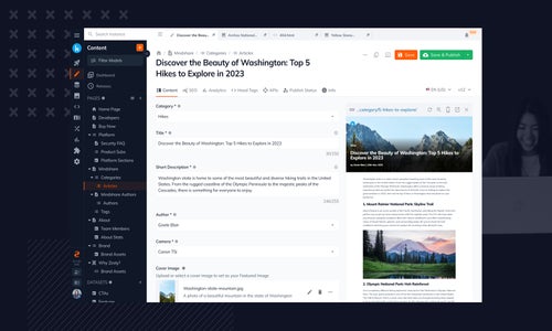 Winter 2023 Product Update: Improved Content App, Schema, Media, Search, & Navigation  article image.