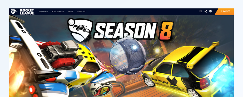 Rocket League Launches E-Sports Site Celebrating Players and Tournaments  with