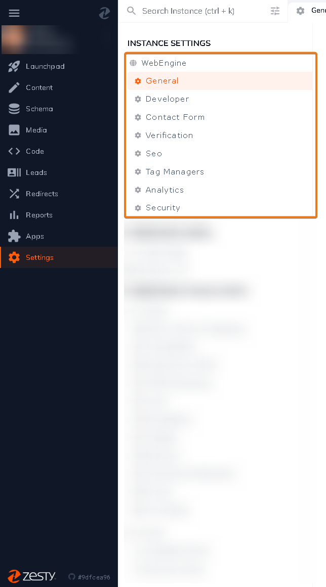 Subsection's utilities are shown in the left-hand navigation.